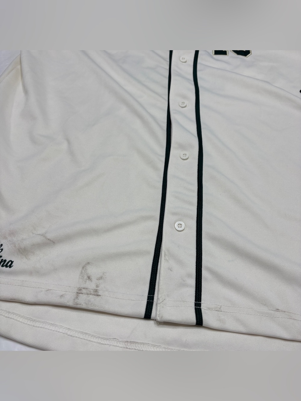 UNC Charlotte 49ers Niner Nation Colosseum Baseball Jersey Men’s XXL New Stained - Picture 4 of 14
